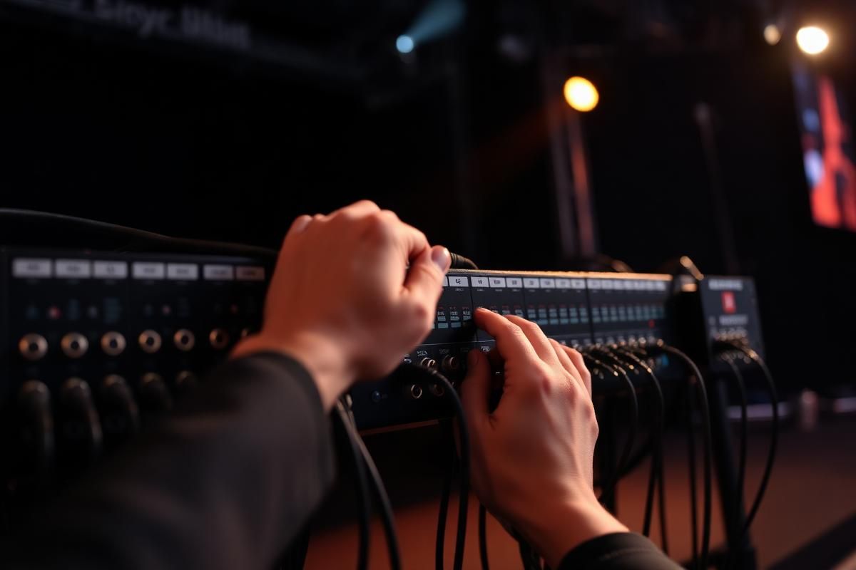 Live event signal patching