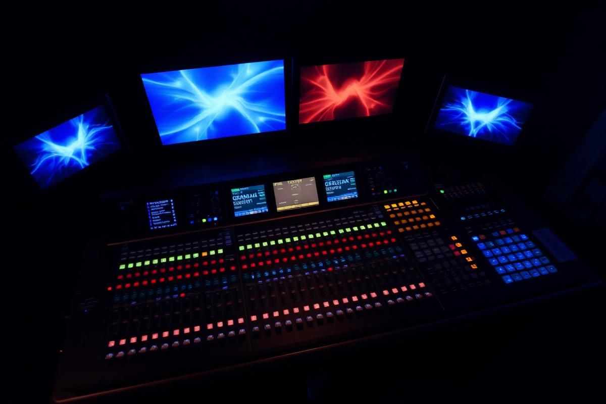 Lighting console operation